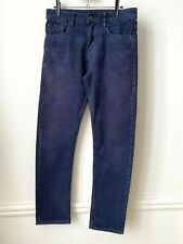 PANTALON COTON VELOURS BLEU H&M Garçon Homme 14 ans environ