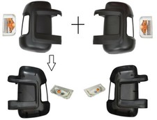 2x COQUE DE RETROVISEUR AVEC CLIGNOTANT GAUCHE+DROITE FIAT DUCATO 2006-2014