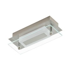 Plafonnier Briloner B-Ware Alarga Plafonnier LED Carré Glas