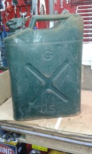 Ancien Jerrican jerrycan militaire armée vintage bidon vide G US ICC-5L 1951