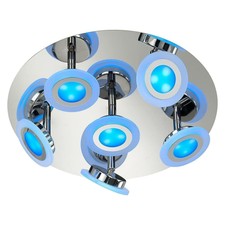 B-Karton Plafonnier Wofi Gemma LED Changement De Couleur avec Télécommande