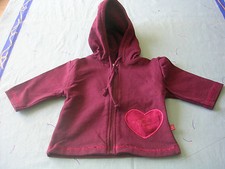 gilet à capuche bordeau Taille 6M Marque KIABI BEBE Fille occasion