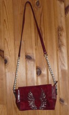 Sac femme à bandoulière chaîne «  aquarelle collection »