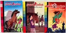 3 Livres "GRAND GALOP Tome - 1 / 2 / LE CHÂTEAU MAGIQUE 1" Bayard jeunesse