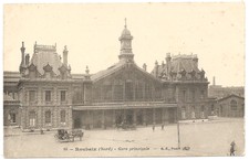 CPA  Roubaix (Nord) " La Gare Principale " n°10. B.F Paris 