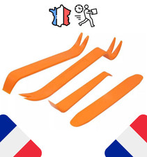 Outil démontage panneau de porte kit 4 pcs clips en plastique de garnitures