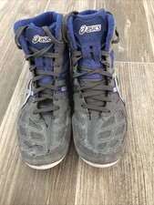Asics Men’s Gray/Blue Wrestling Shoes Size 8 ( EU 39.5)