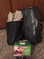 2 Air mattresses with pump. All Works As Should, No Holes Stays Inflated.