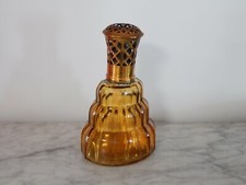ANCIENNE LAMPE BERGER Orientale Verre ou CRISTAL Couleur Jaune Modèle Z 