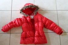 manteau doudoune fille 3 ans rouge Kidkanaï