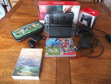 console nintendo switch complete controller pro zelda mario carte sd housse pro