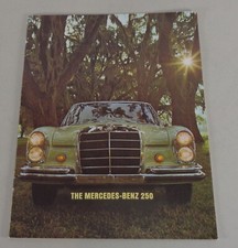 Prospectus / Brochure Mercedes Benz 250 S/Se W108 Modèle US + Coupé De 1966