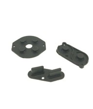 Game boy DMG classique FAT - 1 x set conducteur  silicones NOIR - Boutons - Neuf