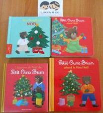 LOT 4 LIVRES PETIT OURS BRUN SPECIAL NOEL 10 Histoires Popi, Pomme d'api BAYARD