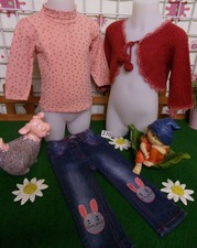 vêtements fille 18 mois,gilet,jean,sous-pull