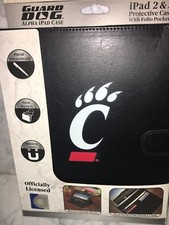 Guard Dog NCAA Cincinnati Bearcats Alpha Folio Case iPad 2/3, One Size, Black