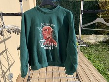 Sweat shirt / Pull Vert - L’attaque des titans - Manga - Taille XS