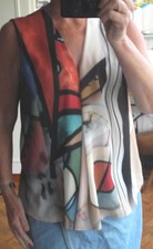 Top blouse POUSSIERE D'ETOLE 42 , superbes coloris