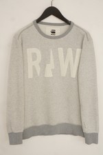 Hommes G-Star Sweat Bleu Chaud Grount R Sw L/S Ras Cou M XOA644