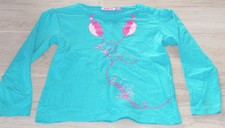 6 ans : T-shirt ML 6 ans NKY turquoise fantaisie « love music »