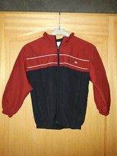 Veste de survêtement Reebok taille 10 ans rouge et bleu
