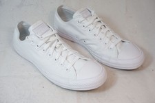 Converse All Star Baskets / Chaussures Homme Taille 43 Bas Top Blanc Textile