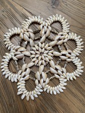 Dessous de plat en coquillage vintage bohème chic