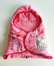 Nid d'ange rose et gris de la marque Lupilu en très bon état