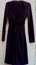Robe manche longue made in Italy violette taille 38/40.