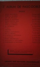 4ème Album de Paso-Dobles standards éditions universelles