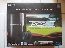 Console PS3 ED. PES 2008 40go HS POUR PIECES (RLOD) En Boite Avec Cables Manette