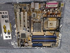 Carte mère Asus P4P800-M rev 1 - socket 478 - DDR - i/o shield - Tested 