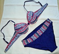 Maillot de bain 2P imprimé  90-44  neuf