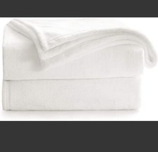  lot 2 Plaid blanc 1m sur 30 cm  photo NC  