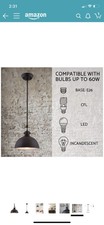 Kira Home Belle Contemporary Industrial 1-Light Pendant Light, Adjustable