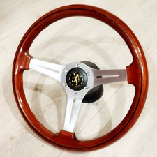 Volant Bois 36cm complet Peugeot 504 304 204 & Autres Anciennes 
