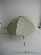 LUSTRE DE PLAFOND EN TISSU VERT PALE VINTAGE 