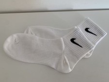LOT de 3 PAIRES de SOQUETTES "NIKE" BLANCHES / NEUVES / Taille 43-46