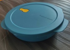 Tupperware - Lunch box micro-ondes - Grande assiette  CrystalWave  bleu (2) 