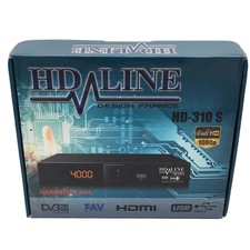 Démodulateur Satellite HD-LINE HD-310 pour chaînes HD FTA USB PVR DVB-S2 HDMI