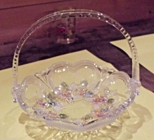 ancien Panier Mariage décoration art de la table floral résine Corbeille Basket