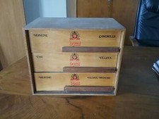 Petit meuble a tiroirs publicité LYONS. BAR BISTROT 