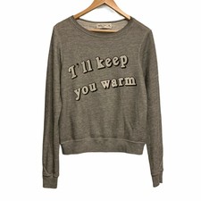 Wildfox I’ll Keep You Warm XS Sweatshirt Cozy Lounge Cold Comfy Sweater