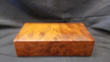 ancienne  boite coffret bois loupe de thuya 