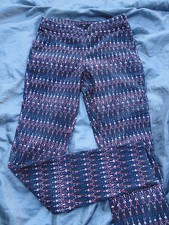 PANTALON FILLE ADO ETE SLIM MARQUE H & M TAILLE 34 MI SAISON MODE ELASTHANE TBE