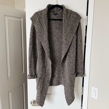 Theory Wool Cashmere Blend Long Cardigan