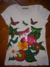 Desigual tshirt fille 13/14 ans papillons