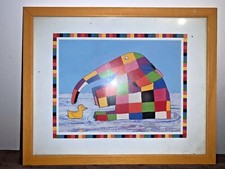 Lot de 2 Cadres Illustration Image tableau pour chambre d'enfant fille/garçon 