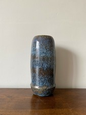 VASE TUBULAIRE EN GRES EMAILLE SIGNE CHRISTOPHE BONNARD ENAMAILED CLAY POT