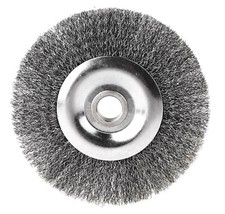 Brosse Métallique Ronde Inox 100mm x 12 x 13 Touret Machine à reproduire clés